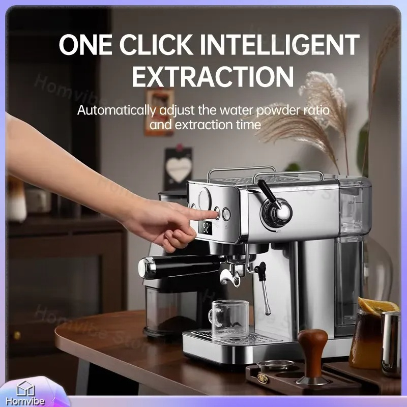 Pressure Gauge Espresso - 20 Bar Semi Automatic Espresso Machine