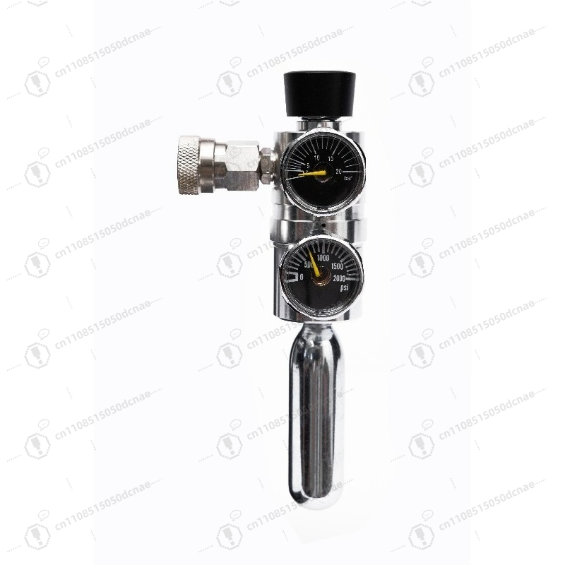 Pressure Gauge Espresso - Dual Gauge Pressure Regulator 9Bar for