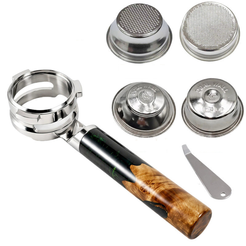 Stainless Steel Flat Place 54m - Naked Portafilter Bottomless 评论和价格
