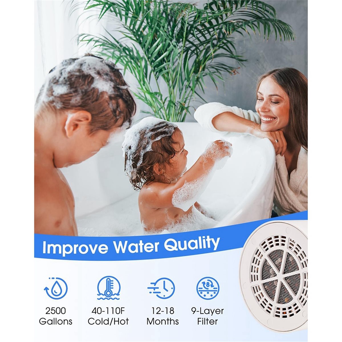 618 Mega Sale Bathtub Filter U - Water Filter Cartridge 评论和价格