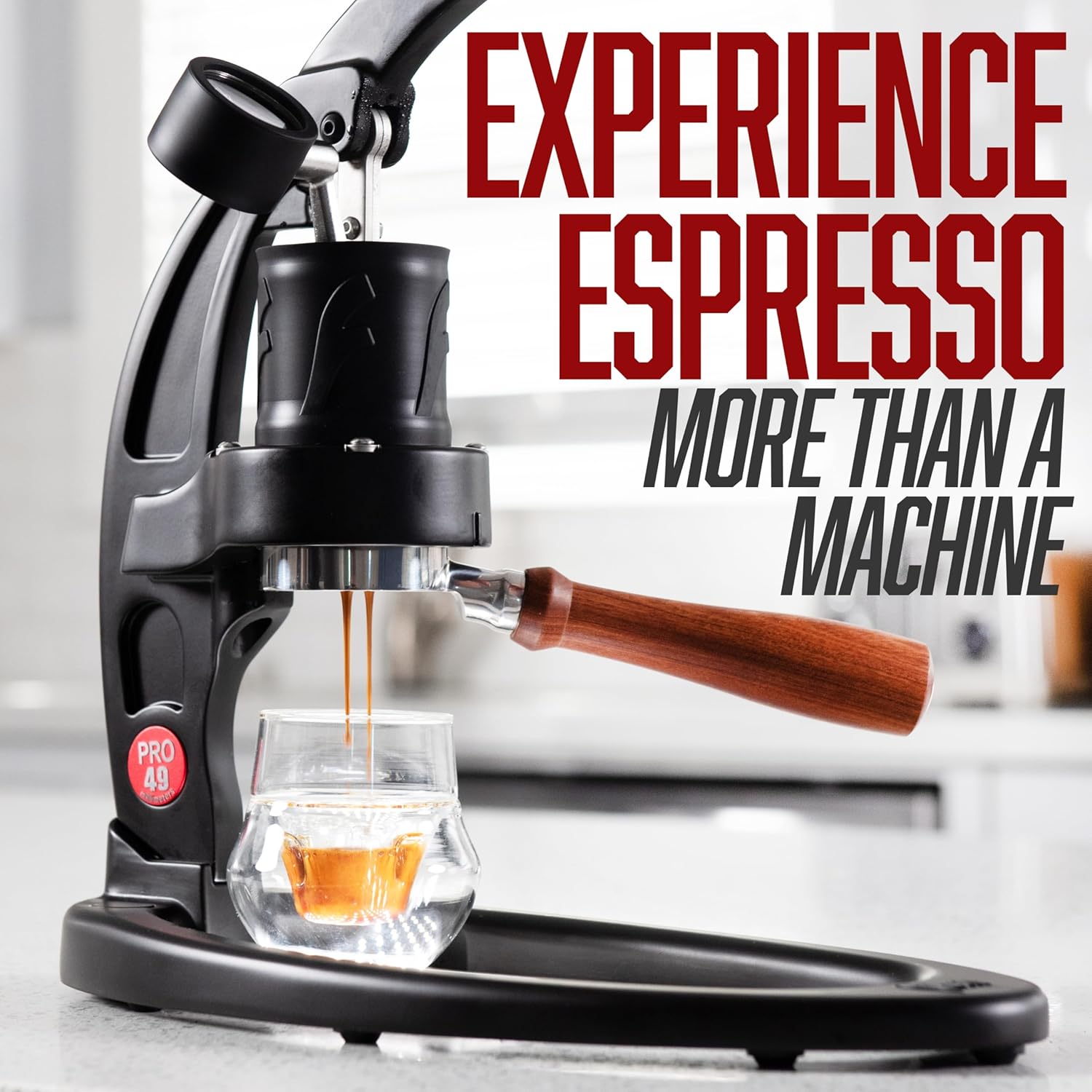Manual 49mm Lever Espresso Mak - Pressure Gauge Espresso 评论和价格