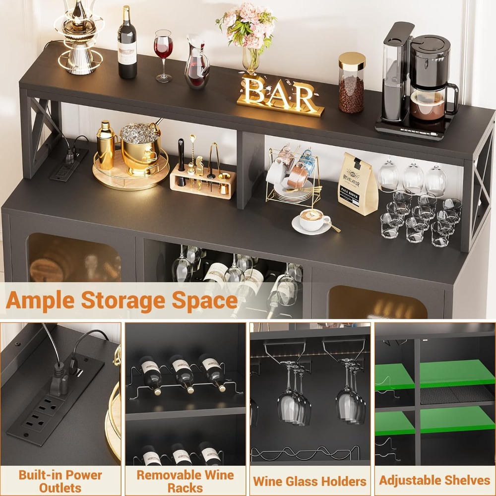Power Outlets Equipped Wine Ba - Coffee Equipment Outlet 评论和价格