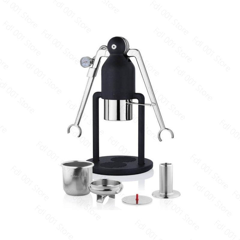 Hand Press Coffee Robot Unplug - Pressure Gauge Espresso 评论和价格