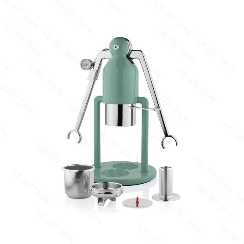 Hand Press Coffee Robot Unplug - Pressure Gauge Espresso 评论和价格