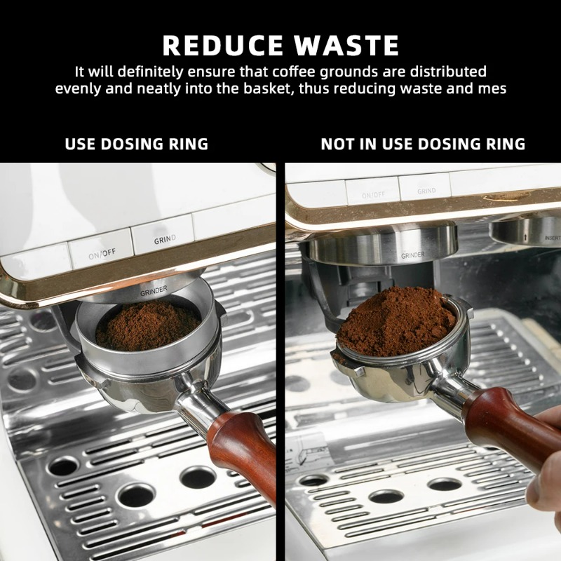 51/53/58mm ABS Espresso Dosing - Dosing Funnel Ring 评论和价格