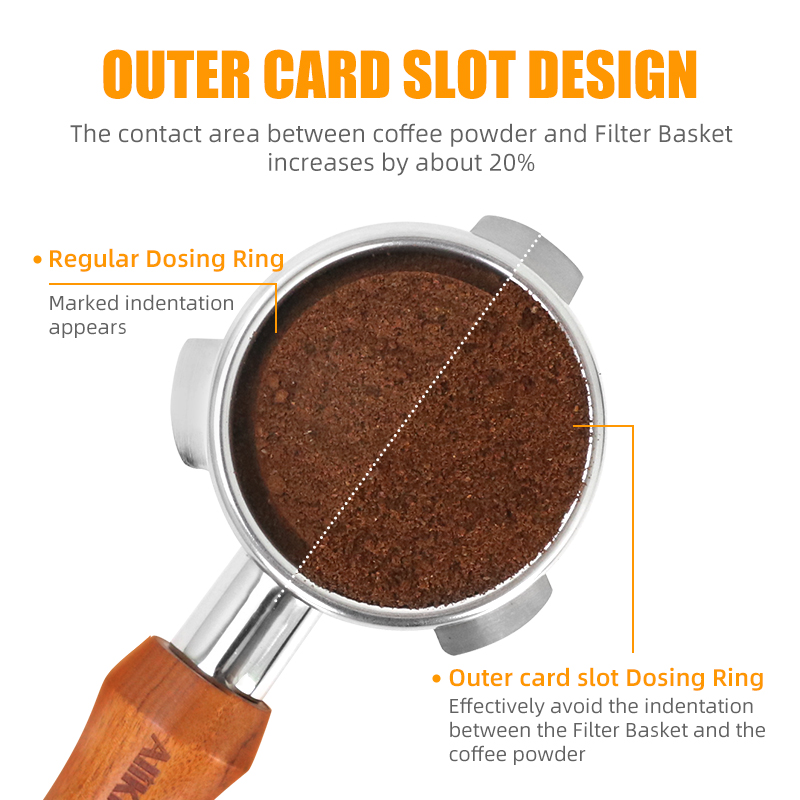 54mm Coffee Dosing Ring Stainl - Dosing Funnel Ring 评论和价格