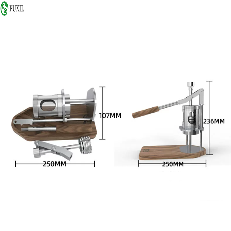 New Mini 6-9Bar Manual Espress - Pressure Gauge Espresso 评论和价格